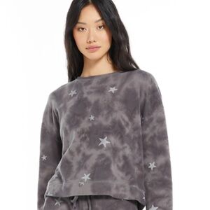 Z SUPPLY - MILLIE CLOUD STAR SWEATSHIRT size small